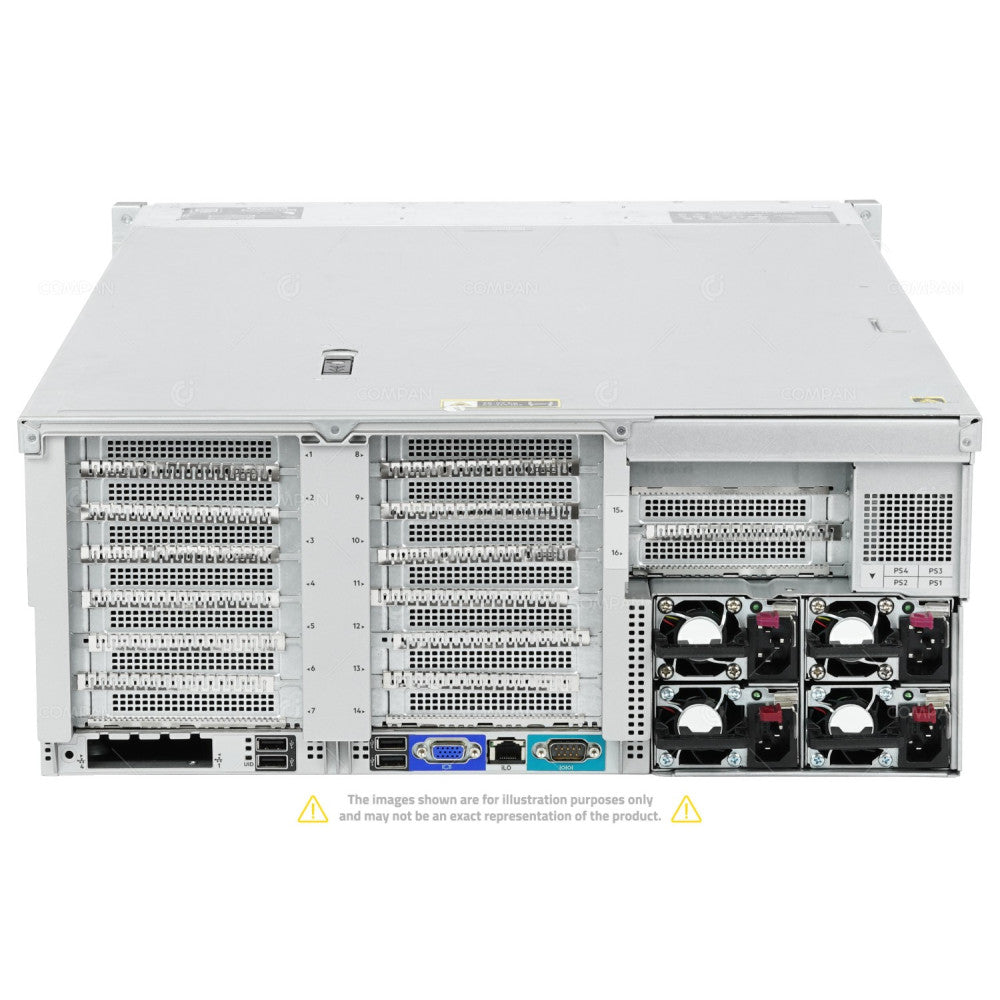 HPE DL580 G10-24SFF 4x Xeon Gold 6248 3TB RAM Rails